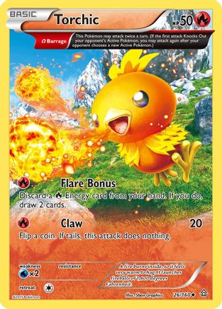 Torchic (Omega) 026/160 - XY  Primal Clash