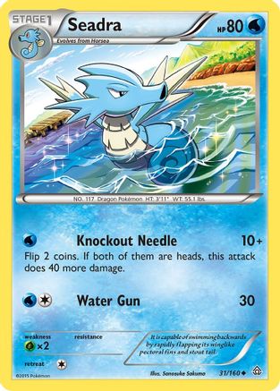 Seadra 031/160 - XY  Primal Clash Reverse Holofoil