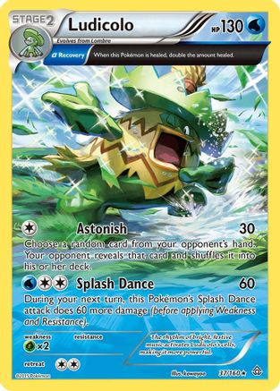 Ludicolo (Alpha) 037/160 - XY  Primal Clash