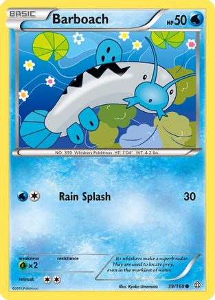 Barboach 039/160 - XY  Primal Clash Reverse Holofoil