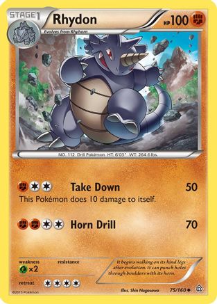 Rhydon 075/160 - XY  Primal Clash