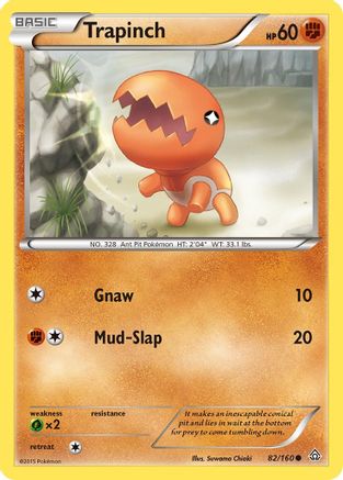 Trapinch 082/160 - XY  Primal Clash Reverse Holofoil