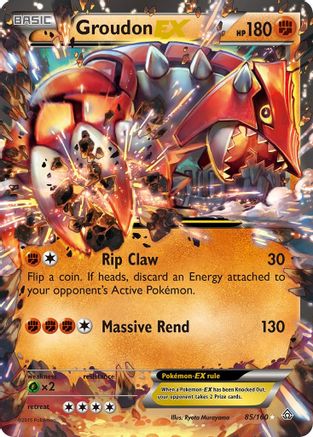 Groudon EX 085/160 - XY  Primal Clash Holofoil