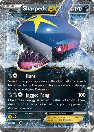 Sharpedo EX 091/160 - XY  Primal Clash Holofoil