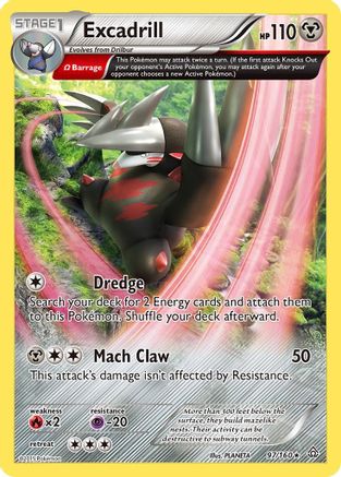 Excadrill (Omega) 097/160 - XY  Primal Clash Holofoil
