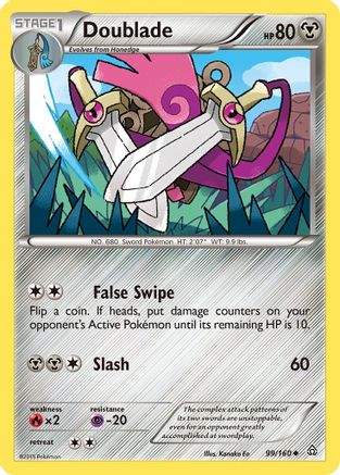 Doublade 099/160 - XY  Primal Clash