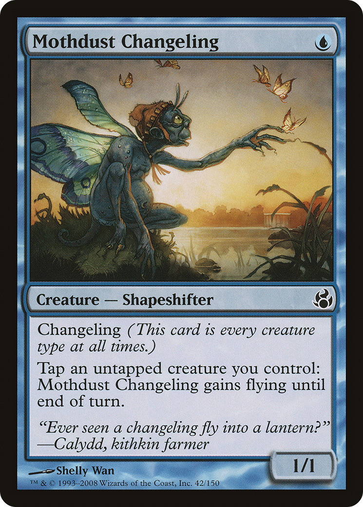 Mothdust Changeling (MOR-042) - Morningtide Foil