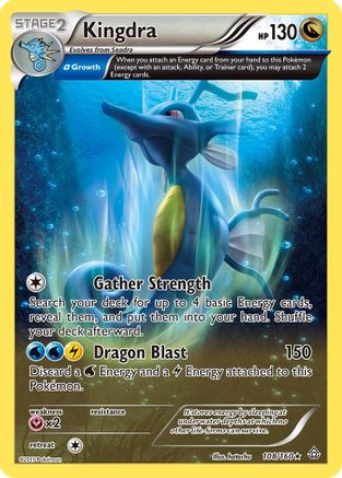 Kingdra (Alpha) 108/160 - XY  Primal Clash Reverse Holofoil