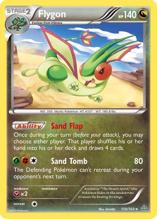 Flygon 110/160 - XY  Primal Clash Reverse Holofoil