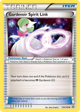 Gardevoir Spirit Link 130/160 - XY  Primal Clash Reverse Holofoil