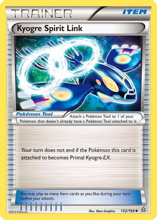 Kyogre Spirit Link 132/160 - XY  Primal Clash