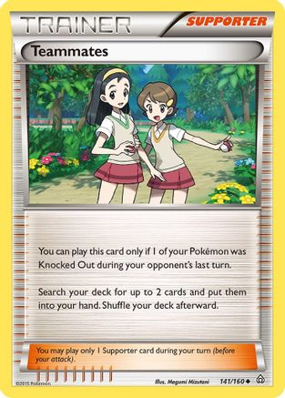 Teammates 141/160 - XY  Primal Clash