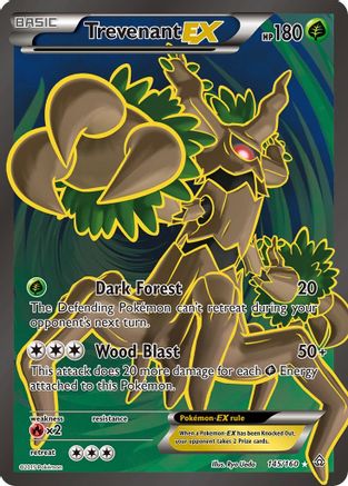 Trevenant EX (Full Art) 145/160 - XY  Primal Clash Holofoil
