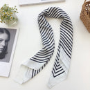 Womens Silk Small Square Scarf Hairband
