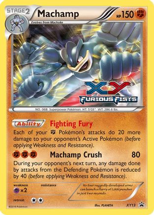 Machamp (Prerelease) XY13/211 - XY Promos Holofoil