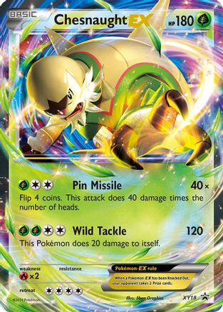 Chesnaught EX XY18/211 - XY Promos Holofoil