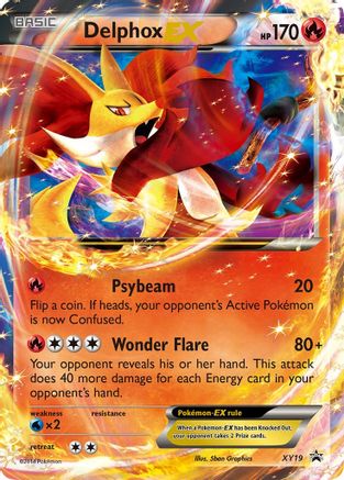 Delphox EX XY19/211 - XY Promos Holofoil