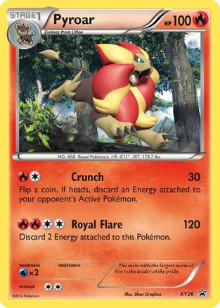 Pyroar XY26/211 - XY Promos Holofoil