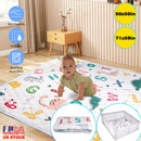 50x50IN Baby Play Mat Non-Slip Baby Crawling Mat Foldable Playpen Mat Machine Washable for Newborns Infants Babies Toddlers