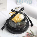 Valentine's Eternal Rose LED Glass Decor