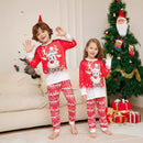 Cartoon Deer Snowflake Cute Random Printing Family Dress