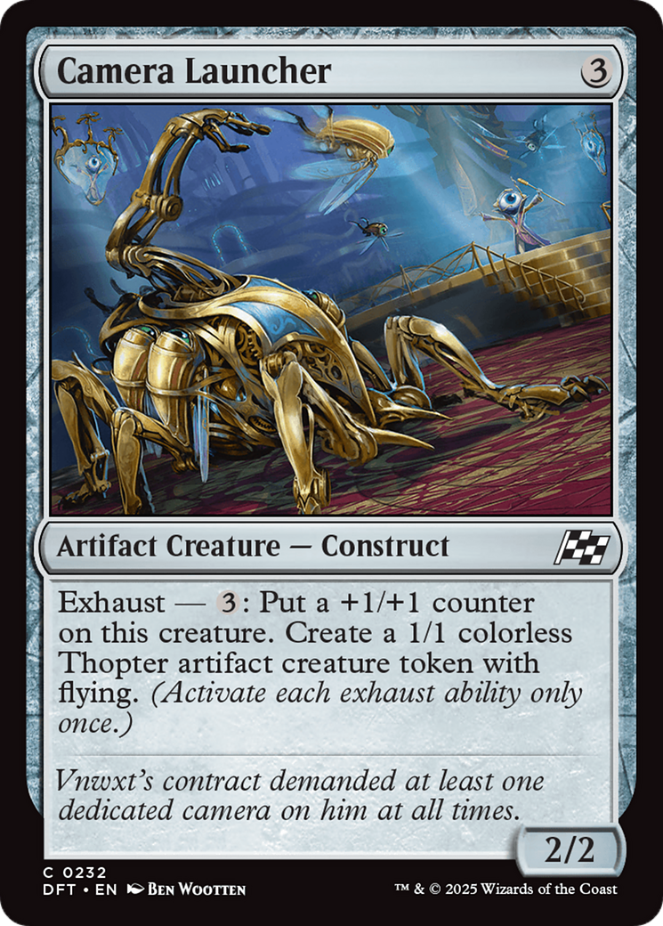 Camera Launcher (DFT-232) - Aetherdrift Foil