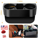 Car Seam Cup Holder Seat Gap Wedge Drink Storage Organizer Console Side Pocket Mount Stand For Pen Phone Bottle Sunglasses