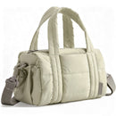 Puffed Quilted Mini Fitness Bag With Detachable Shoulder Strap