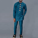 High Quality Cotton Men's 2-piece Set Suit