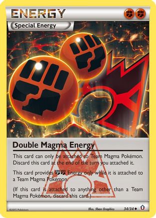 Double Magma Energy 034/34 - Double Crisis Reverse Holofoil
