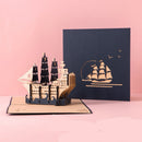 3D Sakura Kissing Lover Greeting Card