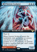 Torrent Sculptor // Flamethrower Sonata (STX-331) - Strixhaven: School of Mages: (Extended Art)