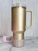 ROSE GOLD MACRAME Tumbler Boot -fits 20-40oz