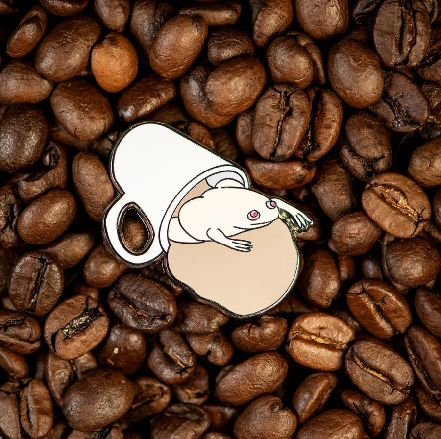 Spills the Frog | Coffee Club Enamel Pin