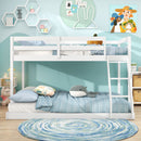 Twin Over Full Bunk Bed Low Floor Bunk Bed Frame