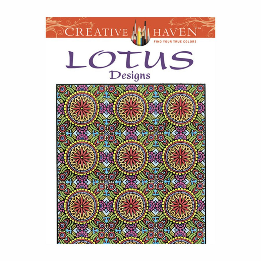 Creative Haven Lotus Designs Coloring Book (Creative Haven Coloring Books)