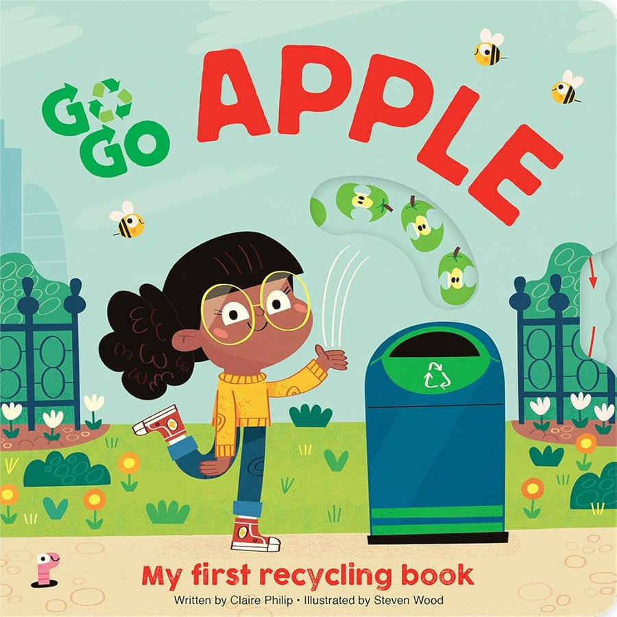 GO GO ECO Apple: My First Recycling Book - Interactive Built In Spin Wheel and Slider