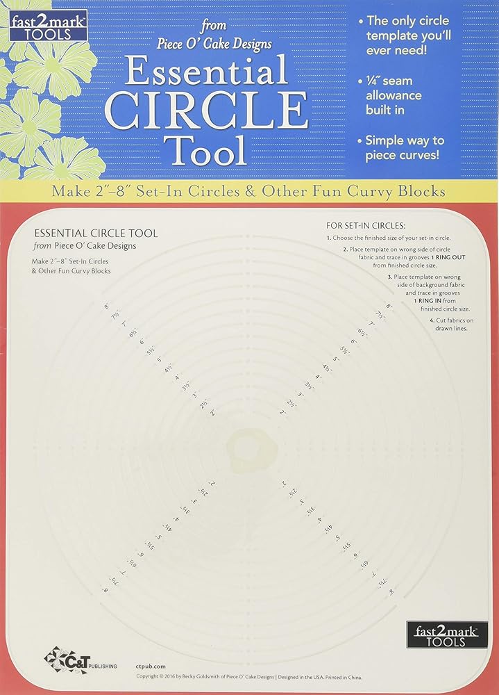 fast2mark™ Essential Circle Tool from Piece O' Cake Designs: Make 2