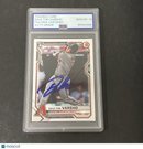 2021 Topps Bowman #81 Daulton Varsho Rookie signed card PSA Auto 10 Diamondbacks