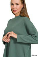 Zenana Viscose Sweater Top & Pants Set