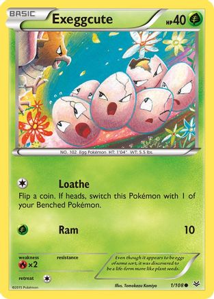 Exeggcute 001/108 - XY  Roaring Skies