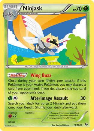 Ninjask 010/108 - XY  Roaring Skies