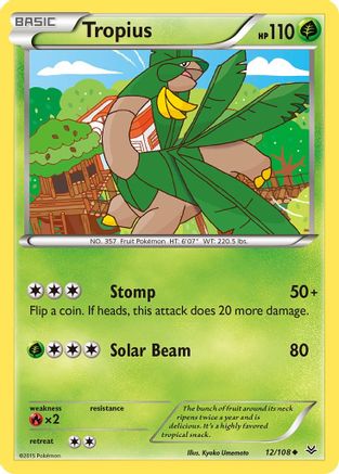 Tropius 012/108 - XY  Roaring Skies