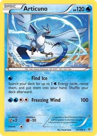 Articuno 016/108 - XY  Roaring Skies