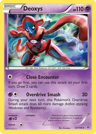Deoxys 033/108 - XY  Roaring Skies Holofoil