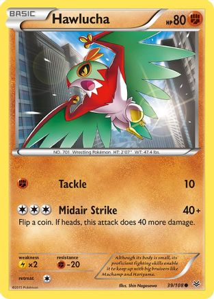 Hawlucha 039/108 - XY  Roaring Skies