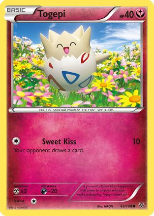 Togepi 043/108 - XY  Roaring Skies
