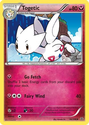 Togetic 044/108 - XY  Roaring Skies Reverse Holofoil