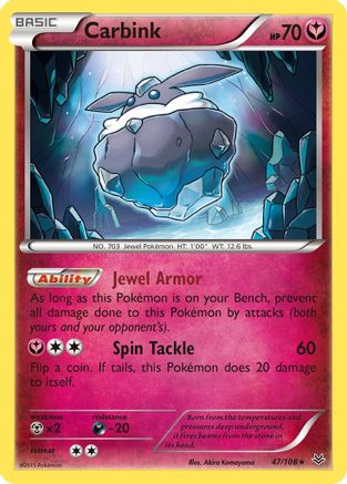 Carbink 047/108 - XY  Roaring Skies