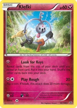 Klefki 048/108 - XY  Roaring Skies Reverse Holofoil